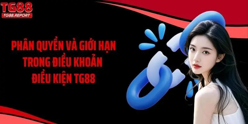 Phân quyền và giới hạn trong điều khoản điều kiện TG88